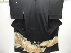 作家物　寿光織　祇園祭模様留袖(比翼付き)